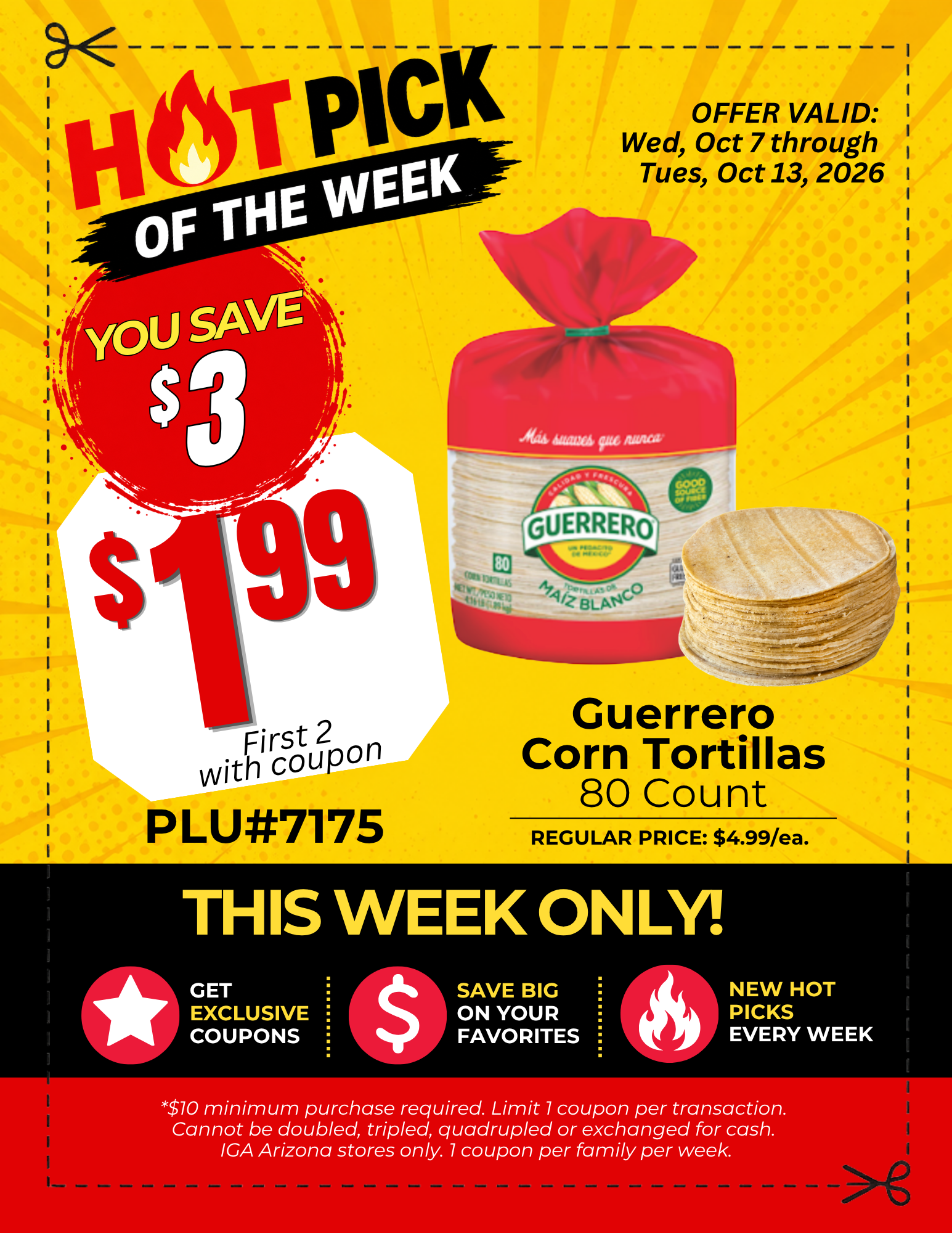IGW HP (Coupon) Guerrero - 100726 Fresh Guerrero Corn Tortillas in package. ??